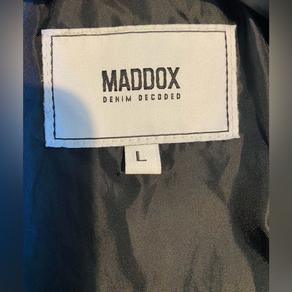 Host pick 🌟Maddox - Marsden Hood leather Jacket in Black - size L - Picture 6 of 7